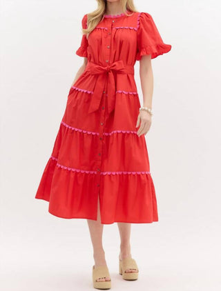 Entro - Vestido Midi Recortado