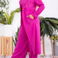 Karen T Design - Longline Blazer, Tank Top, And Wide-leg Pants Set