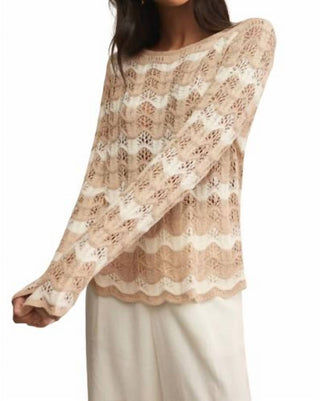 Z Supply - Blusa de crochê listrada Azura