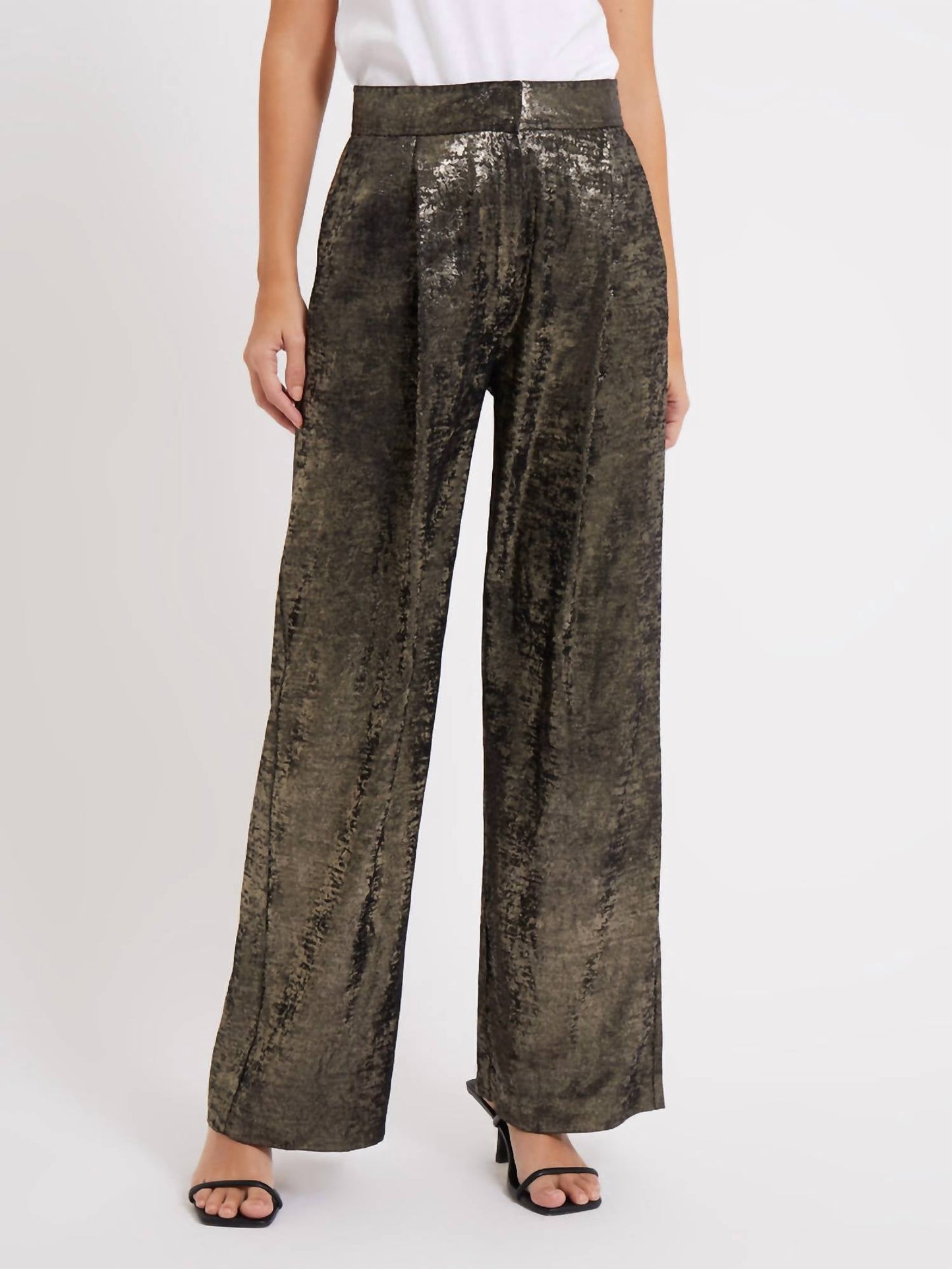 French Connection - ALARA MOLTEN SUIT TROUSERS
