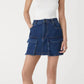 Misha - Aled Denim Pocket Mini Skirt