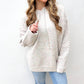 &Merci - Christmas Everywhere Cable Sleeve Pullover