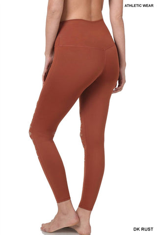 Zenana - Leggings Biker Recortadas Ciganas