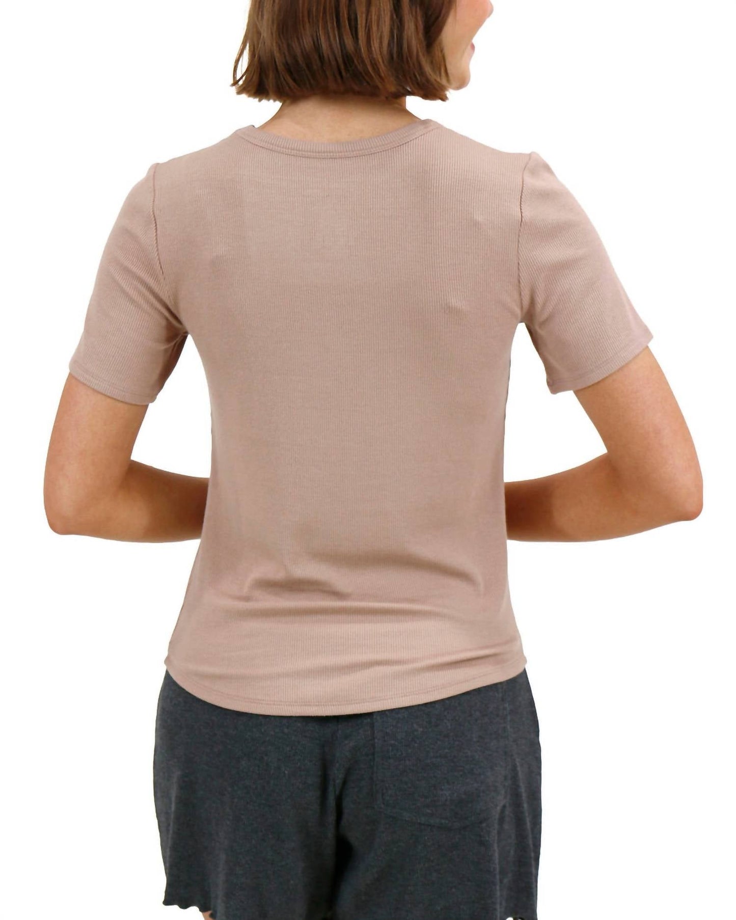 Grace And Lace - Essential Ribbed Short Sleeve Tee
