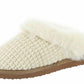 Very G - Women's Sweater Fuzzy Knit Slip On Slippers