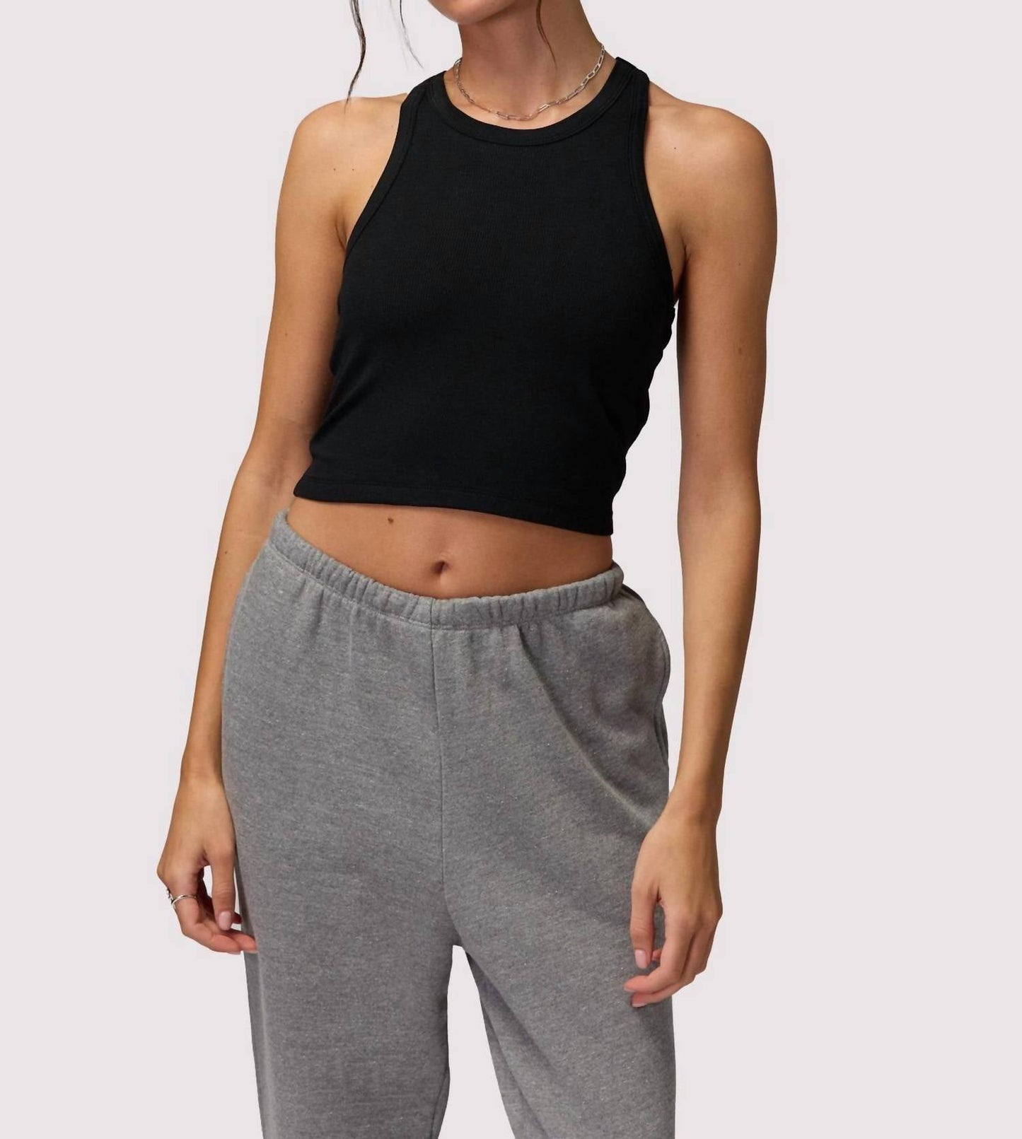 Spiritual Gangster - Tori Crop Ribbed Tank Top