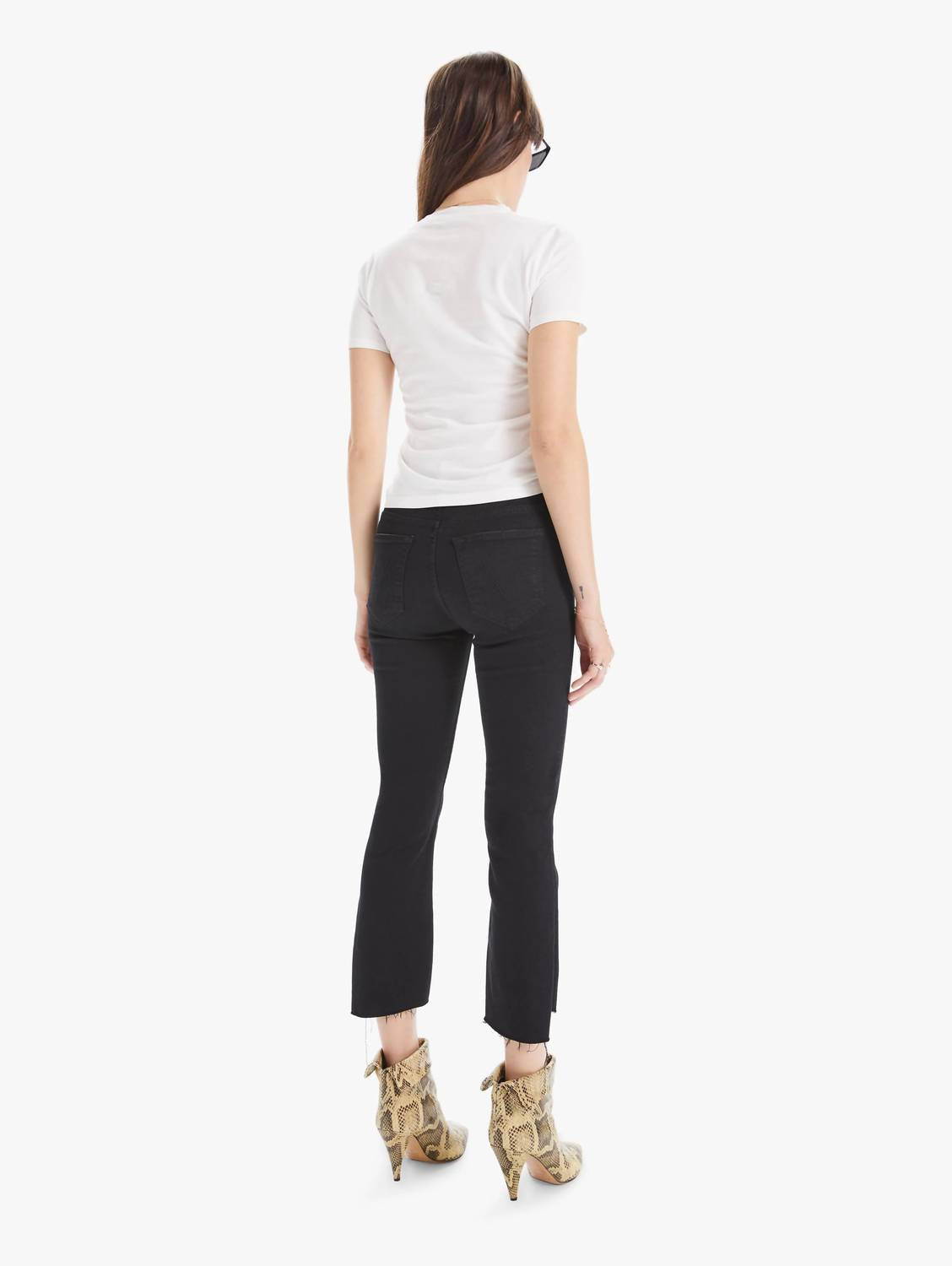 Mother - Insider Crop Step Fray Jean