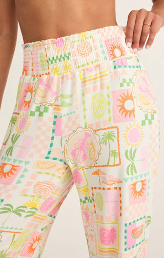 Z Supply - Calça Soleil Dawn Smocked