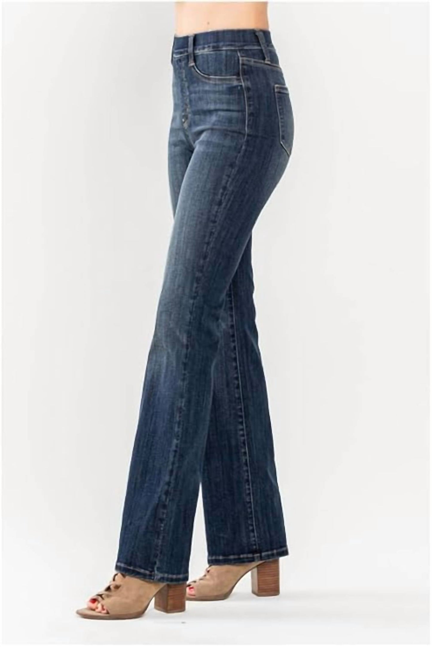 Judy Blue - High Rise Pull On Slim Bootcut Jeans