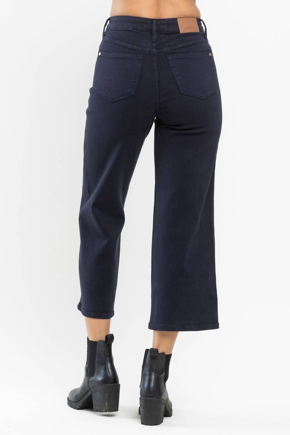 Judy Blue - High Waist Crop Wide Leg Jeans