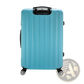3-in-1 Blue Textured Rolling Hardshell Suitcase Set