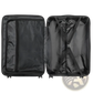 3-in-1 Blue Textured Rolling Hardshell Suitcase Set