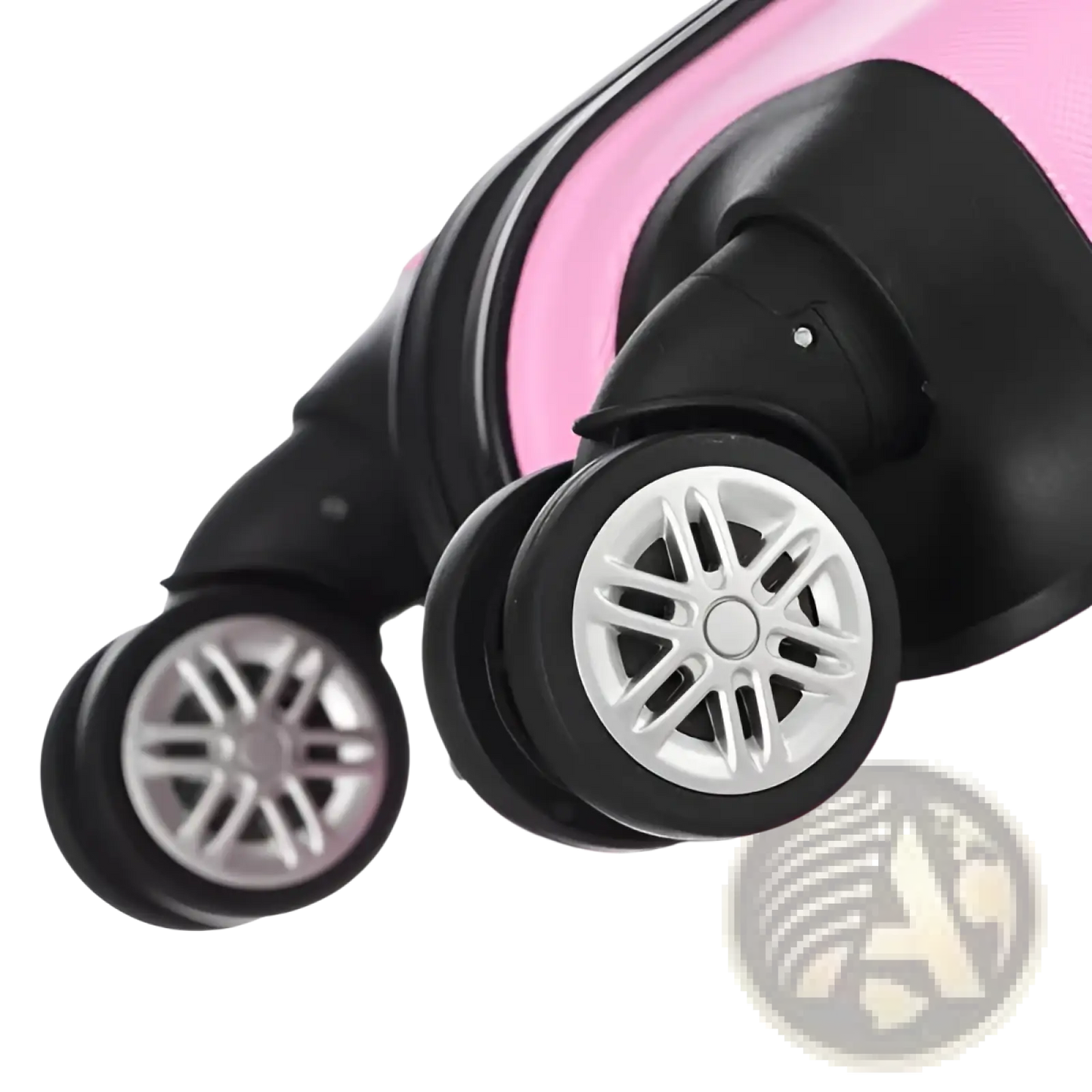 3-in-1 Pink Hard Shell Large Capacity Suitcase Set