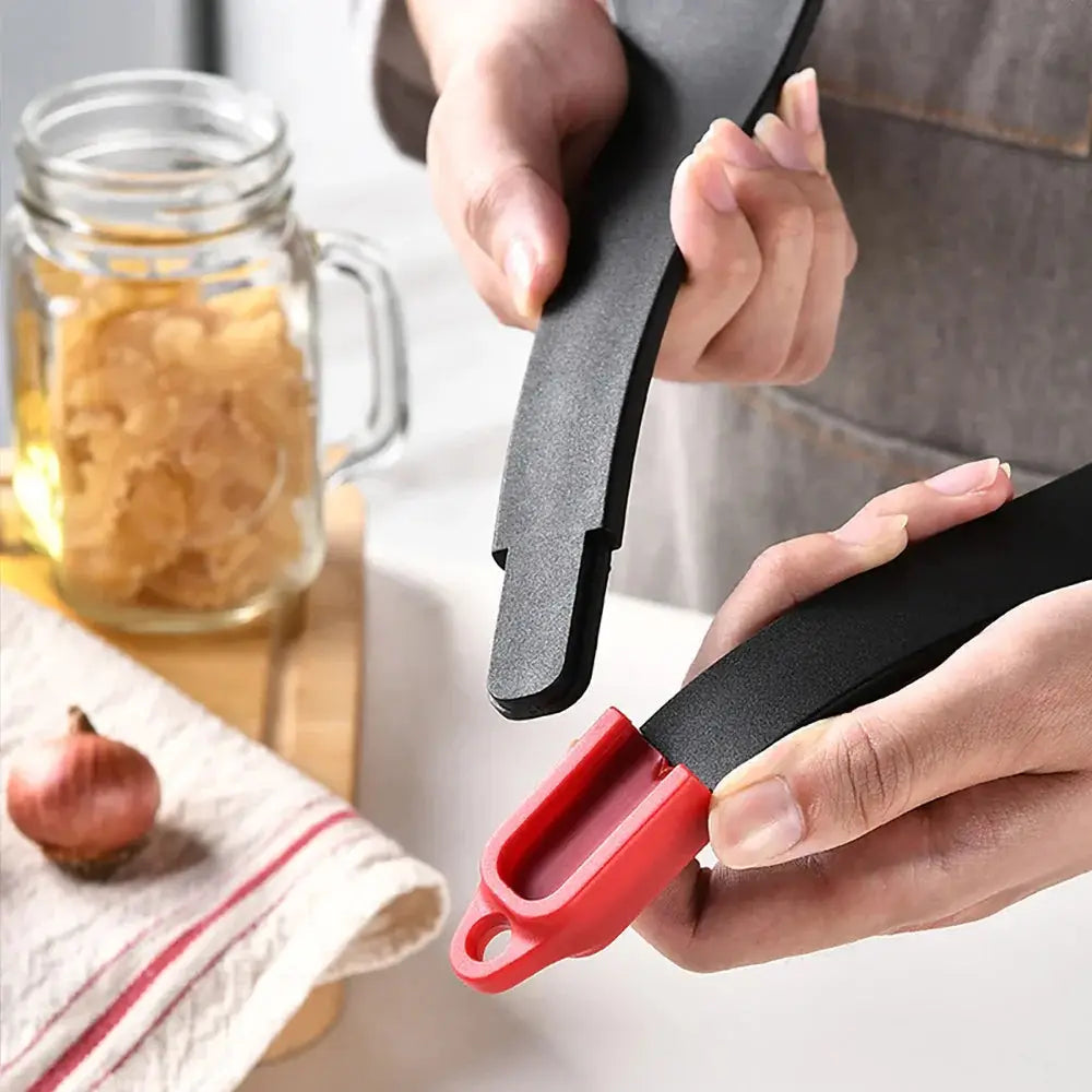 3-in-1 Silicone Slotted Spatula and Kitchen Tongs Clip