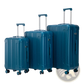 3 Piece Abs Spinner Luggage Set with Tsa Lock