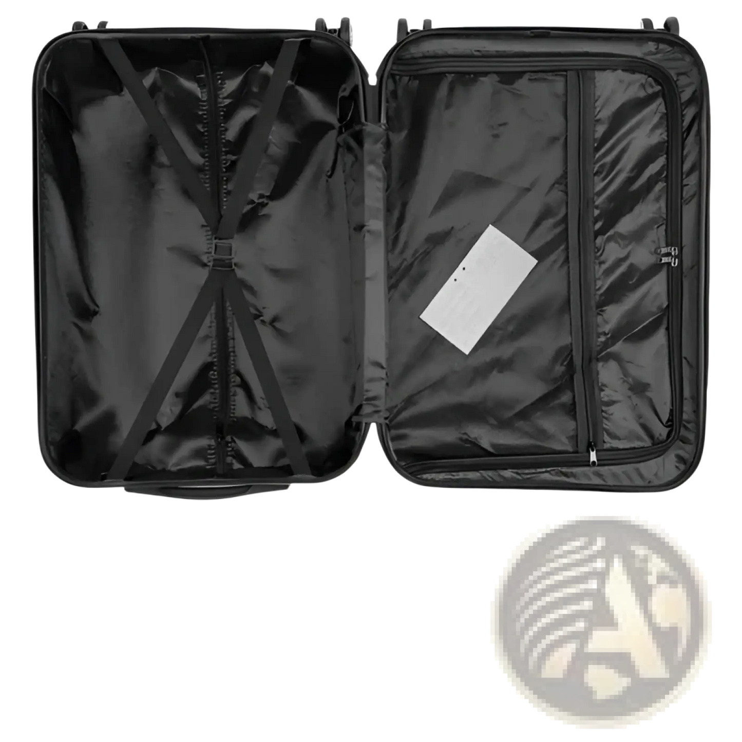 3-piece Navy Blue Hard Shell Spinner Luggage Set