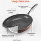 3-piece Nonstick Ceramic Frying Pan Set with Handles
