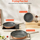 3-piece Nonstick Ceramic Frying Pan Set with Handles