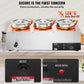3-pot Electric Soup Warmer 1200w Commercial Bain Marie