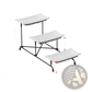 3 Tier Serving Stand with Rectangular Melamine Trays