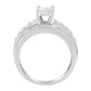 10KT White Gold Diamond Composite Ring (1 cttw, H-I Color, SI2-I1 Clarity)