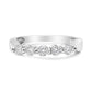 14K White Gold 1/2 Cttw Round-Cut 5-Stone Diamond Ring (H-I Color, SI1-SI2 Clarity) Size 7