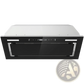 30 Inch Range Hood Insert 800 Cfm Black Glass Vent Fan