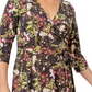 Vestido envelope falso perfeito para mulheres Leota, marrom, tamanho 3X