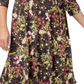 Vestido envelope falso perfeito para mulheres Leota, marrom, tamanho 3X