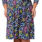 Vestido envelope falso feminino Leota azul