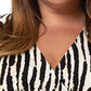 Vestido envelope perfeito Leota Inky Zebra para mulheres, preto