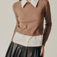 Deluc - LAYERED SWEATER SHIRT