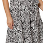 Vestido midi envelope perfeito feminino Leota, preto, tamanho 3X