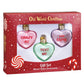 Conversation Hearts Set Ornament