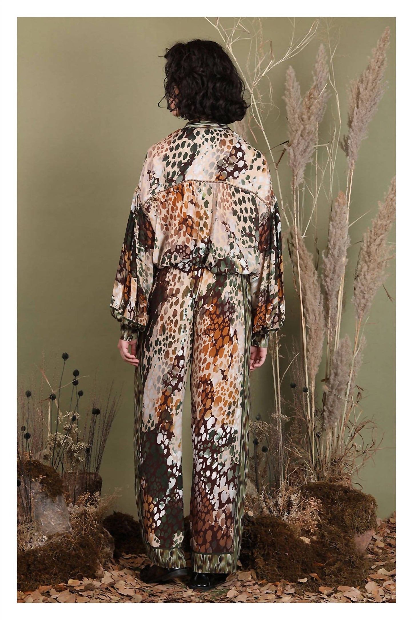 -Bl^Nk- - Evaline Printed Trousers