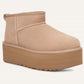Ugg - Botas plataforma ultra mini clássicas femininas