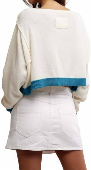 Free People - Suéter Azul