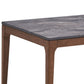 Bevis Engineered Stone Top Dining Table - Walnut