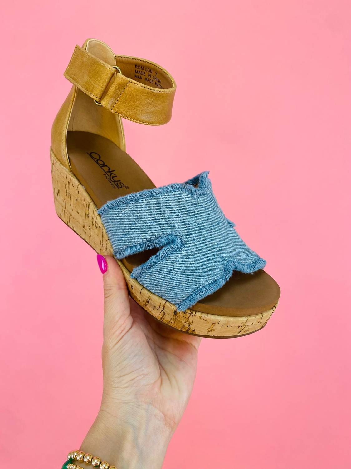 Corkys Footwear - Women's Rom Com Cork Wedge Sandal