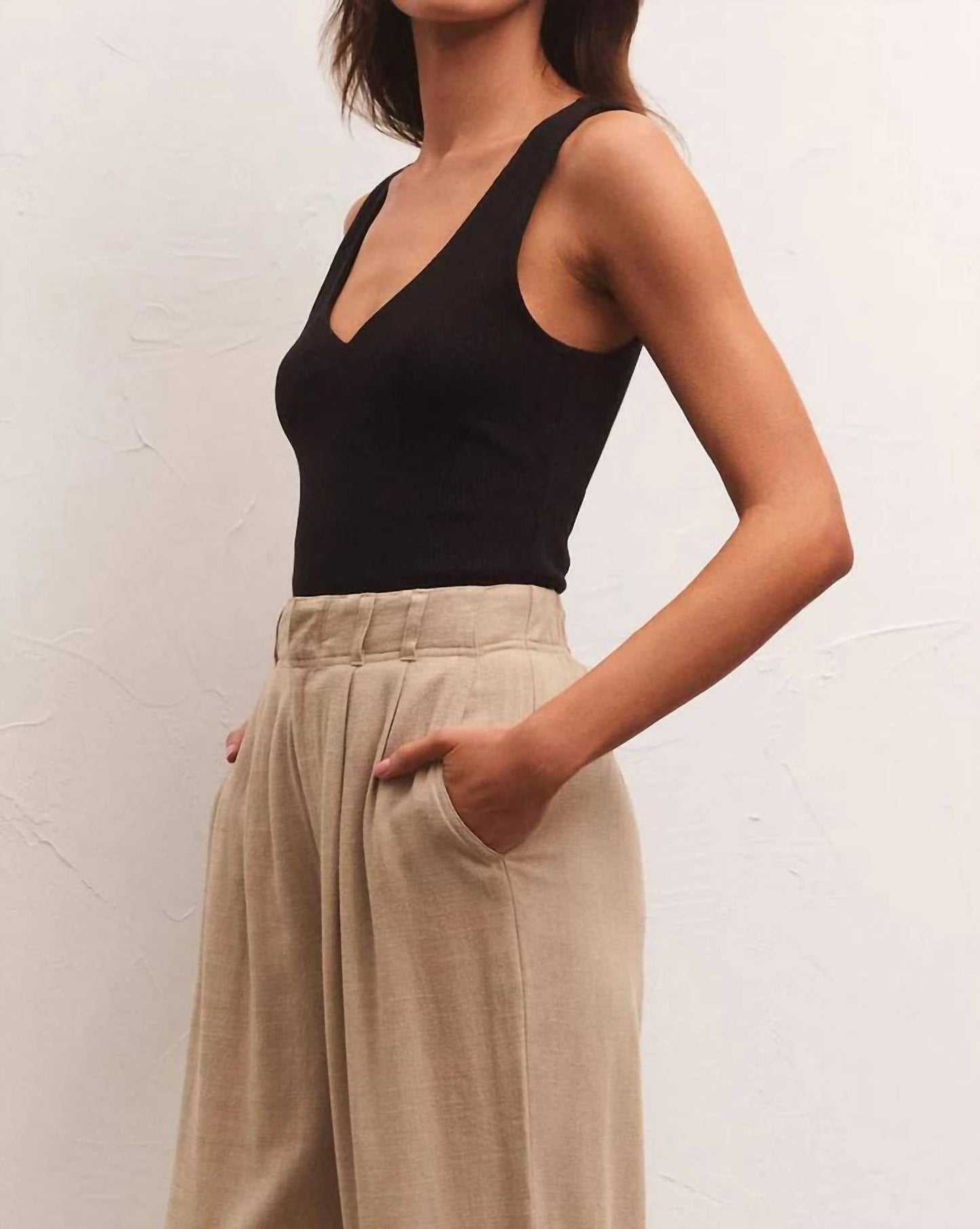 Z Supply - Avala V-Neck Rib Tank