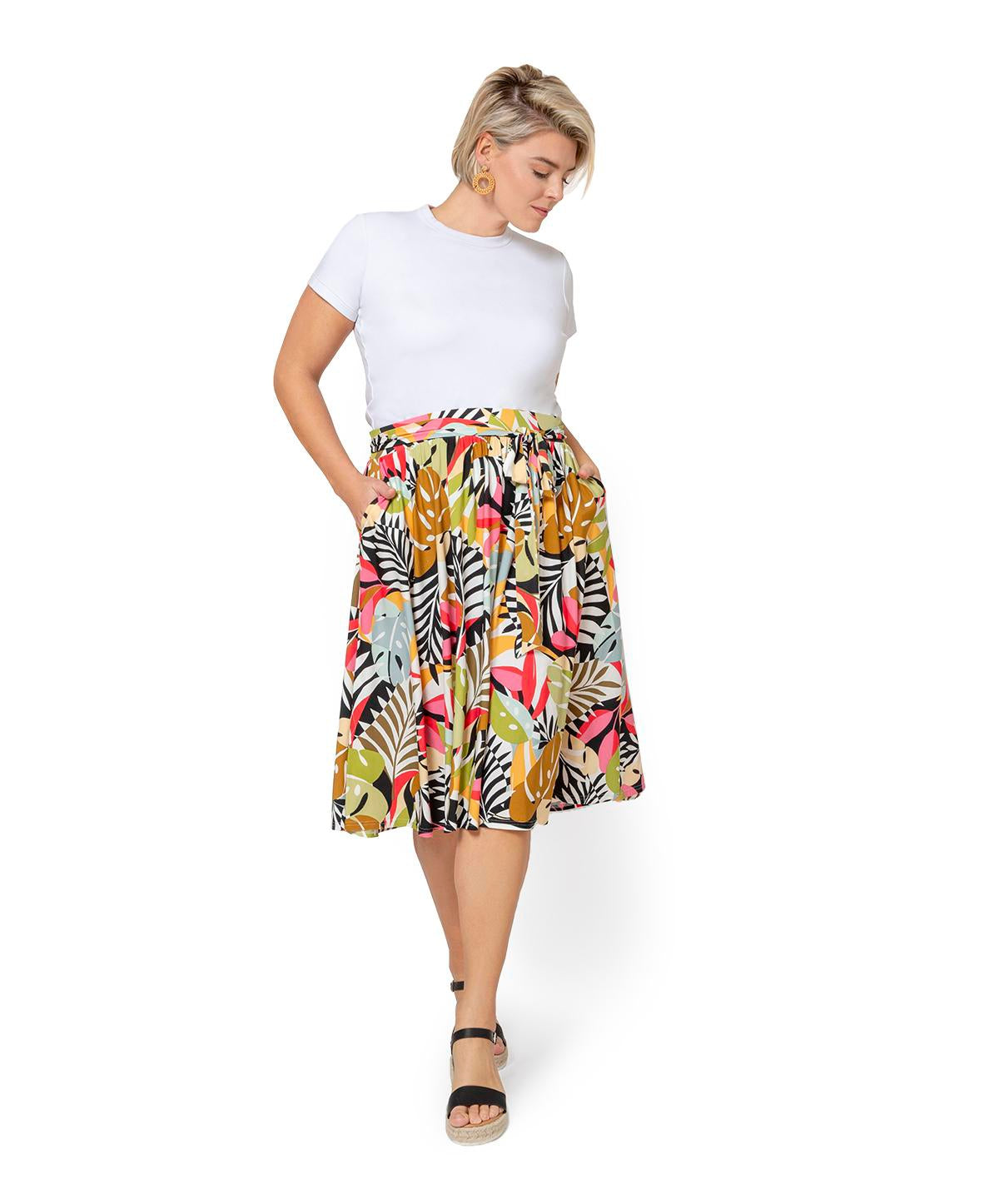 Saia Leota Mindy Feminina Preta Tamanho 3X