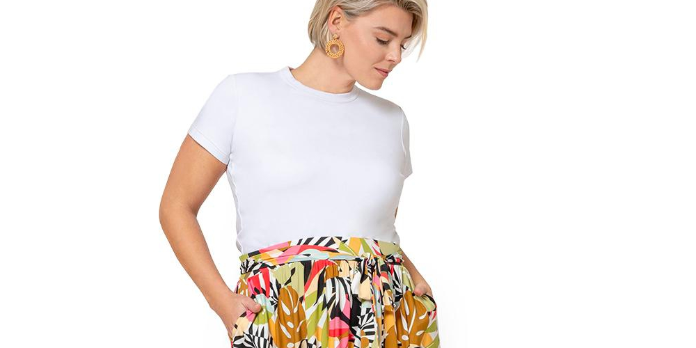 Saia Leota Mindy Feminina Preta Tamanho 3X