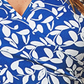 Macacão feminino Leota Kayla em dois tons floral azul