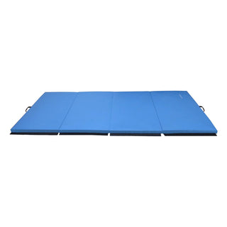Tapete de ginástica dobrável multiuso BalanceFrom Fitness 120 x 48", azul