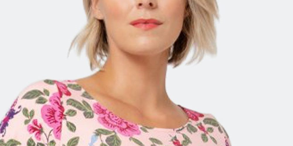 Vestido Giselle Leota Feminino Flutter Lord &amp; Taylor Rosa Tamanho 1X