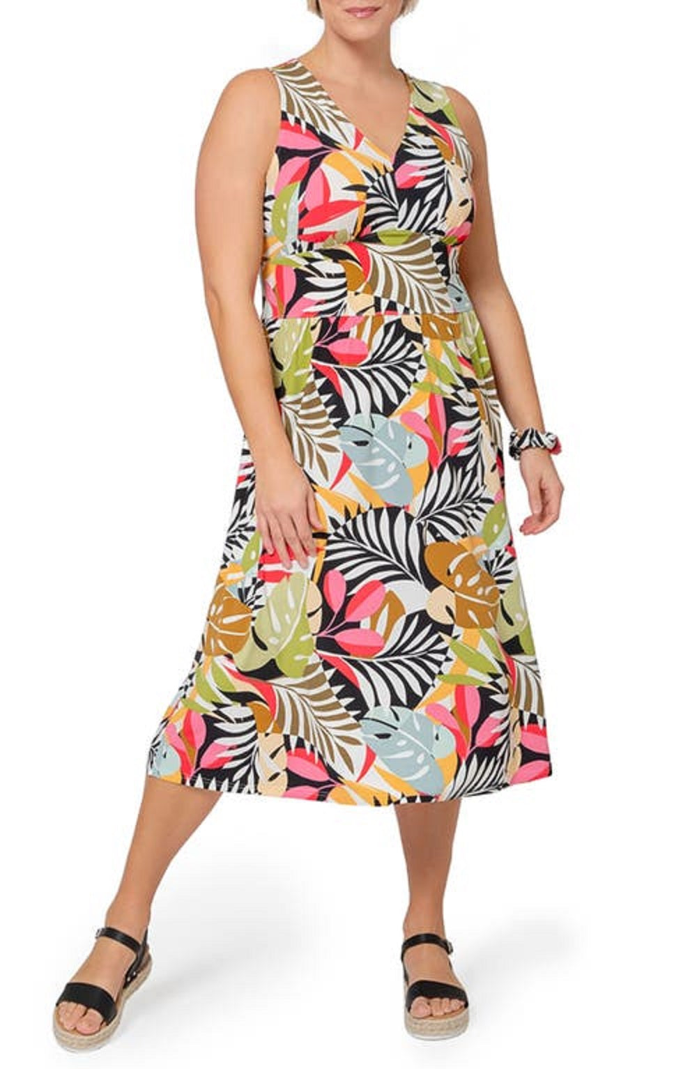 Vestido Leota Feminino Rosemary Preto Tamanho 1X