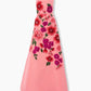 Carolina Herrera - Floral-embroidered Strapless A-line Gown