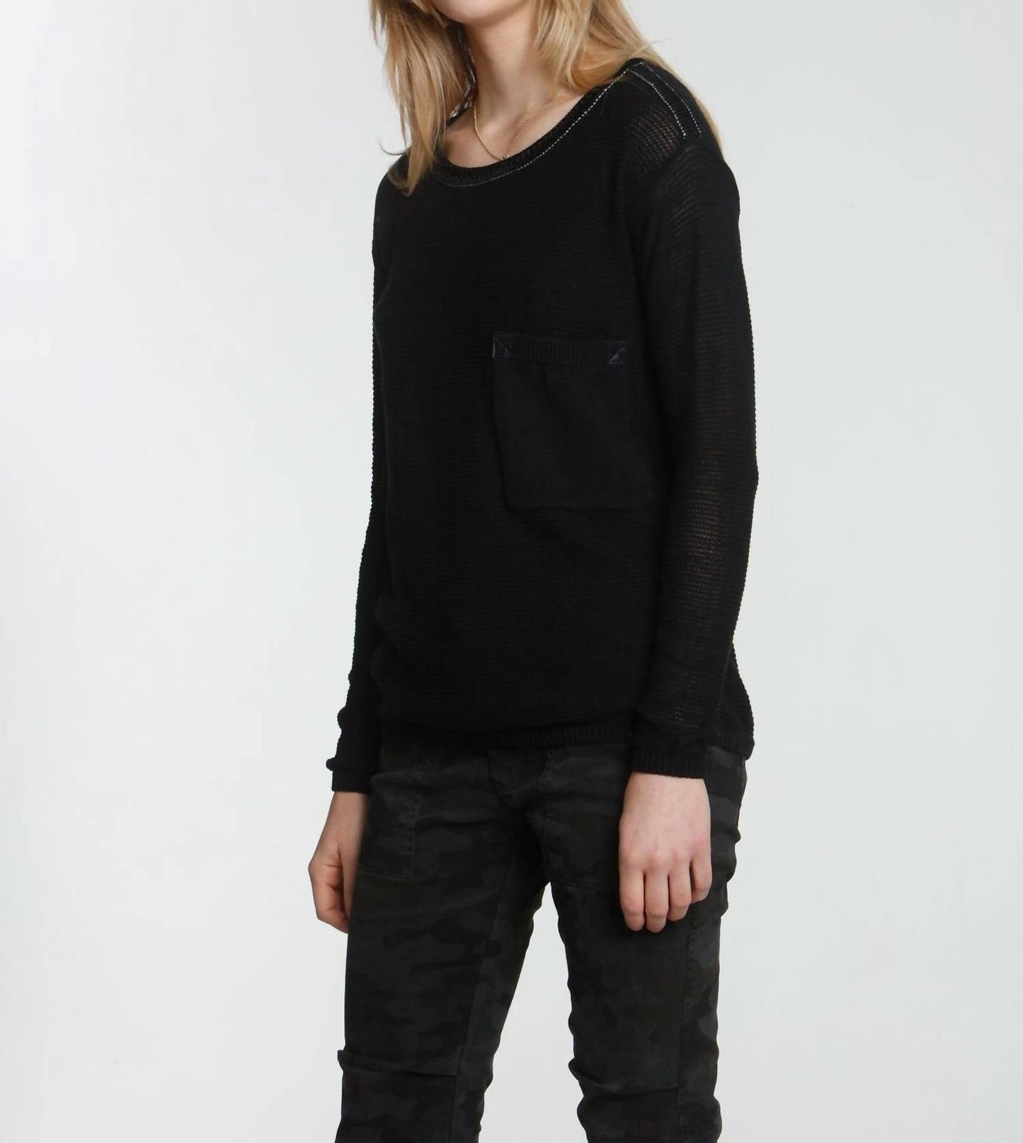 Label+Thread - Women's Frankie Pocket Crew Top