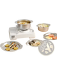 304 Stainless Steel Cookware Set with Tri-ply Lids