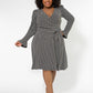 Vestido Rosalia Feminino Leota Cinza Tamanho 1X